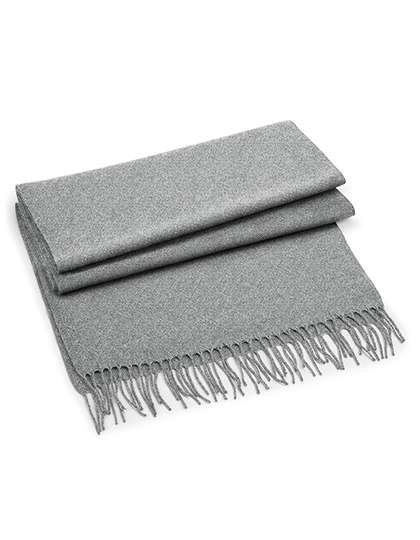 Beechfield Classic Woven Scarf Heather Grey 186 x 47 cm (CB500)