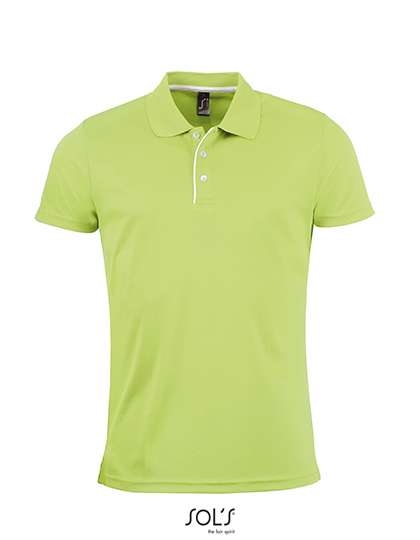 SOL´S Men´s Sports Polo Shirt Performer Apple Green 3XL (L542)