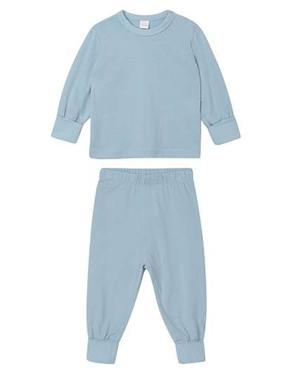 Babybugz Baby Pyjamas Dusty Blue 2-3 Jahre (BZ67)