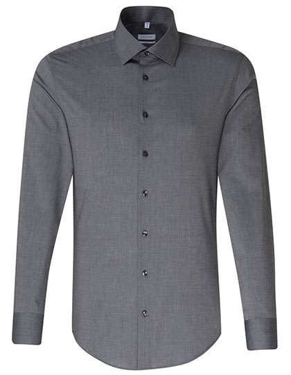 Seidensticker Men´s Shirt Slim Fit Long Sleeve Anthracite 40 (SN675198)