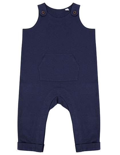 Larkwood Organic Cotton Dungaree Navy 24/36 Monate (LW651)