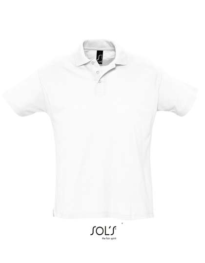 SOL´S Summer Polo II White L (L512)