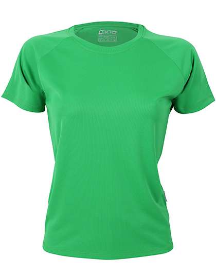 CONA SPORTS Ladies´ Rainbow Tech Tee Green S (CN130)