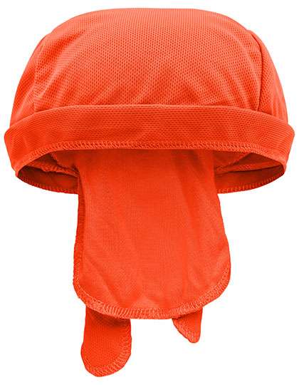 Myrtle beach Functional Bandana Hat Bright Orange One Size (MB6530)