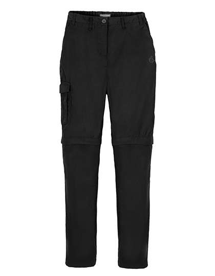 Craghoppers Expert Expert Womens Kiwi Convertible Trousers Black 18(44)/33 (CEJ006)