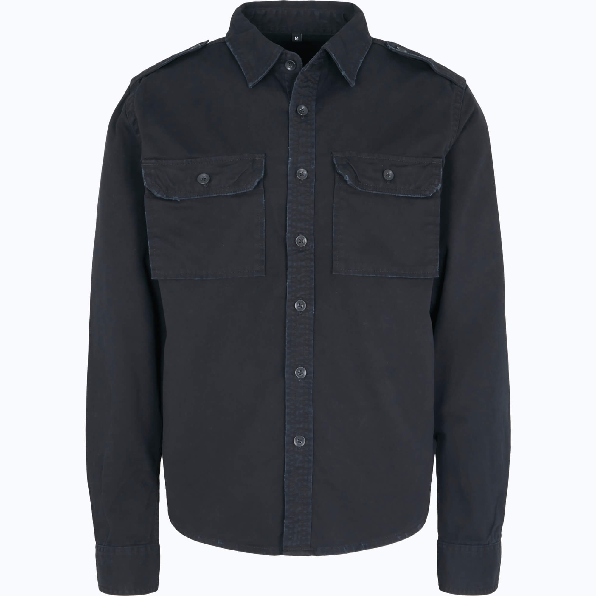 Build Your Brandit Vintage Shirt Long Sleeve Black XL (BYB9373)