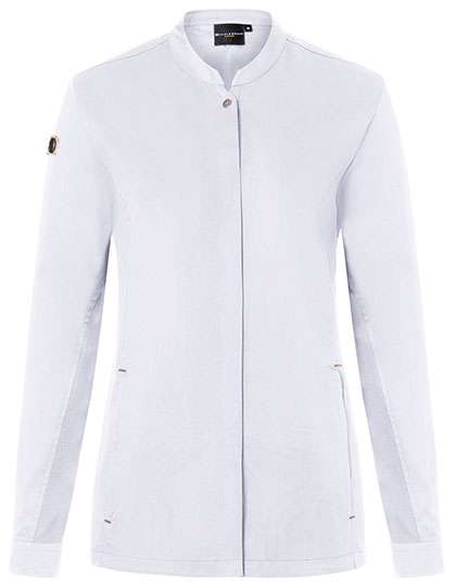 Karlowsky Damenkochjacke Green-Generation White 48 (KY134)