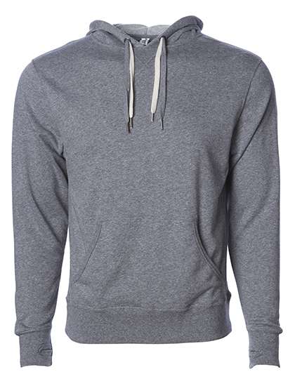 Independent Unisex Midweight French Terry Hooded Pullover Salt-N-Pepper S (NP304)