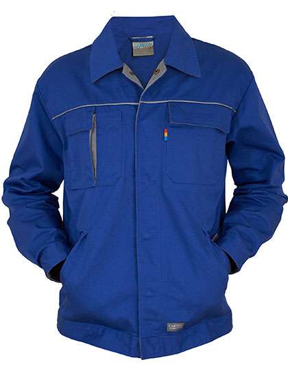 Carson Contrast Contrast Work Jacket Royal/Grey 44 (CR700)