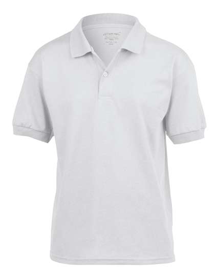 Gildan DryBlend® Youth Polo White S (116/128) (G8800K)