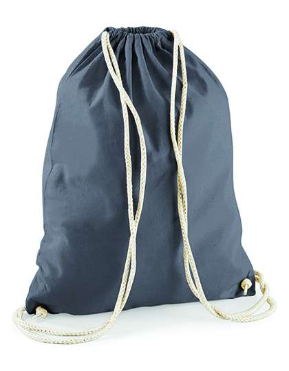 Westford Mill Cotton Gymsac Graphite Grey 37 x 46 cm (WM110)