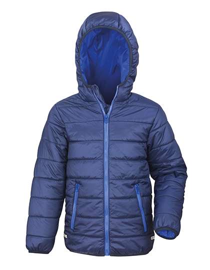 Result Core Youth Soft Padded Jacket Navy/Royal XL (11-12) (RT233Y)