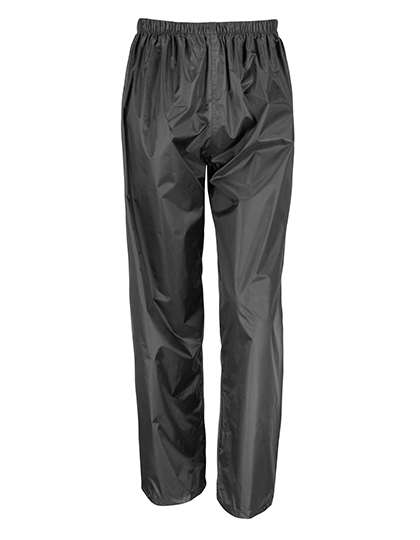 Result Core Junior Rain Trousers Black S (5-6) (RT226J)