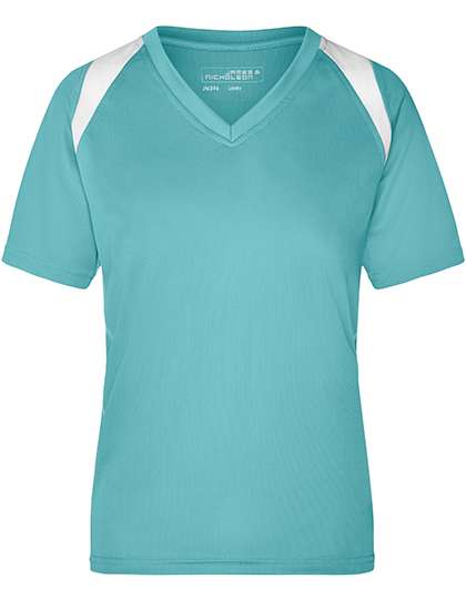 James&Nicholson Ladies´ Running-T Mint/White XL (JN396)