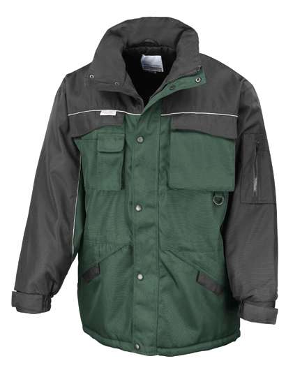 Result WORK-GUARD Heavy Duty Combo Coat Bottle Green/Black XL (RT72)