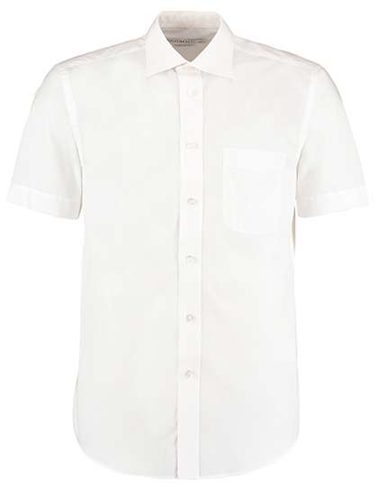 Kustom Kit Men´s Classic Fit Business Shirt Short Sleeve White 41 (16) (K102)