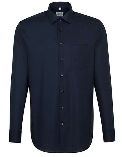 Seidensticker Men´s Shirt Regular Fit Long Sleeve Dark Blue 45 (SN003000)