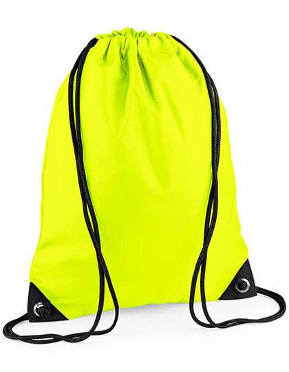 BagBase Premium Gymsac Fluorescent Yellow 33 x 45 cm (BG10)