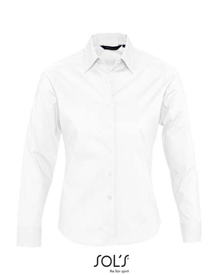 SOL´S Women´s Long Sleeved Stretch Shirt Eden White XS (L634)