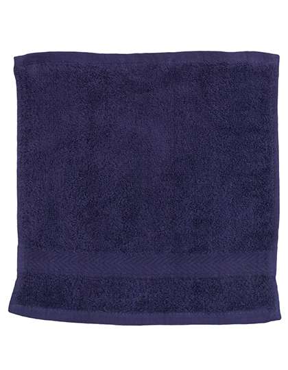 Towel City Luxury Face Cloth Navy 30 x 30 cm (TC01)