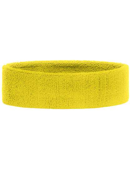 Myrtle beach Terry Headband Light Yellow One Size (MB042)