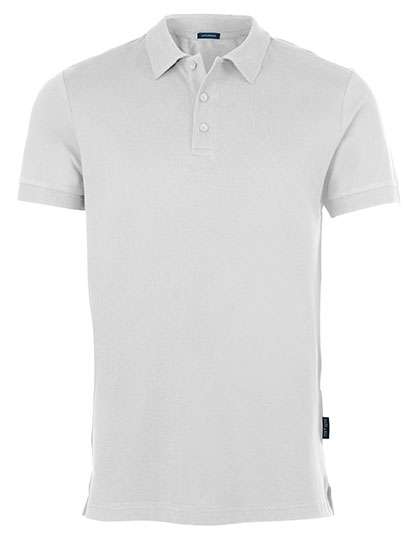 HRM Men´s Luxury Stretch Polo White 4XL (HRM502)