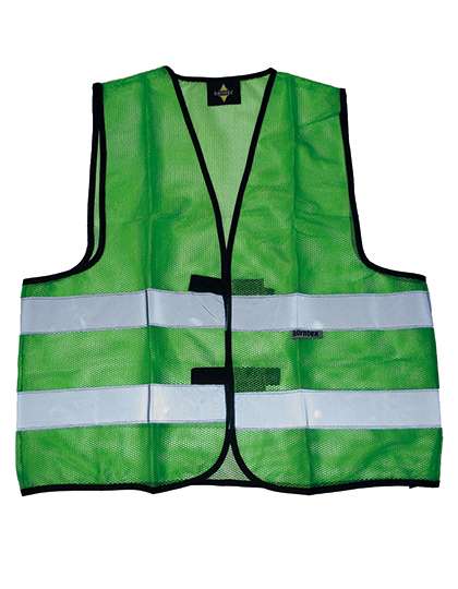 Korntex Hi-Vis Mesh Safety Vest Thessaloniki Green L/XL (KX502)