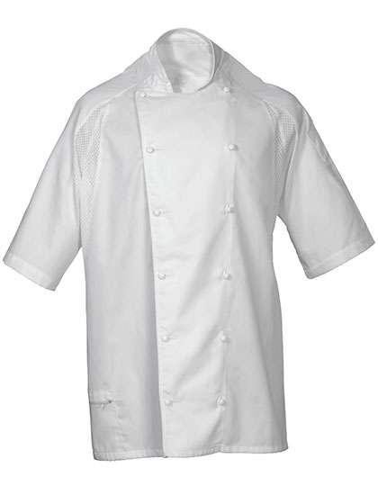 Le Chef Jacket Staycool Raglan Sleeve White/White M (LF011)