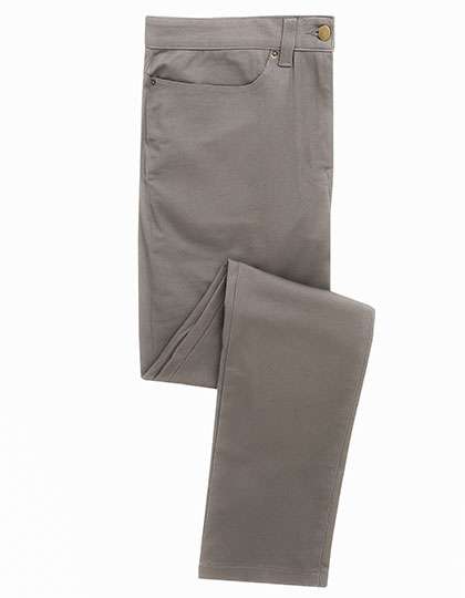 Premier Workwear Men´s Performance Chino Jeans Steel (ca. Pantone Cool Grey 11C) 30/34 (PW560)