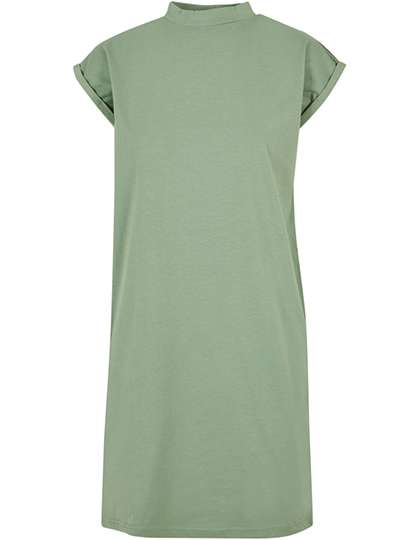 Build Your Brand Ladies´ Turtle Extended Shoulder Dress Magic Salvia 4XL (BY101)