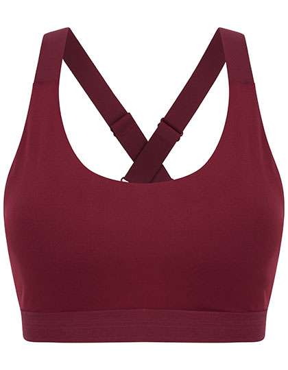 Tombo Medium Impact Core Bra Deep Burgundy S (TL371)