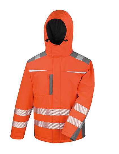 Result Safe-Guard Dynamic Softshell Coat Fluorescent Orange S (RT331)