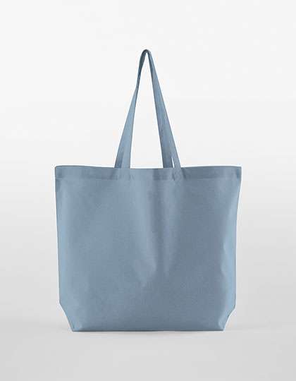 Westford Mill Organic Cotton InCo. Maxi Bag For Life Dusty Blue 35 x 39 x 13.5 cm (WM165)