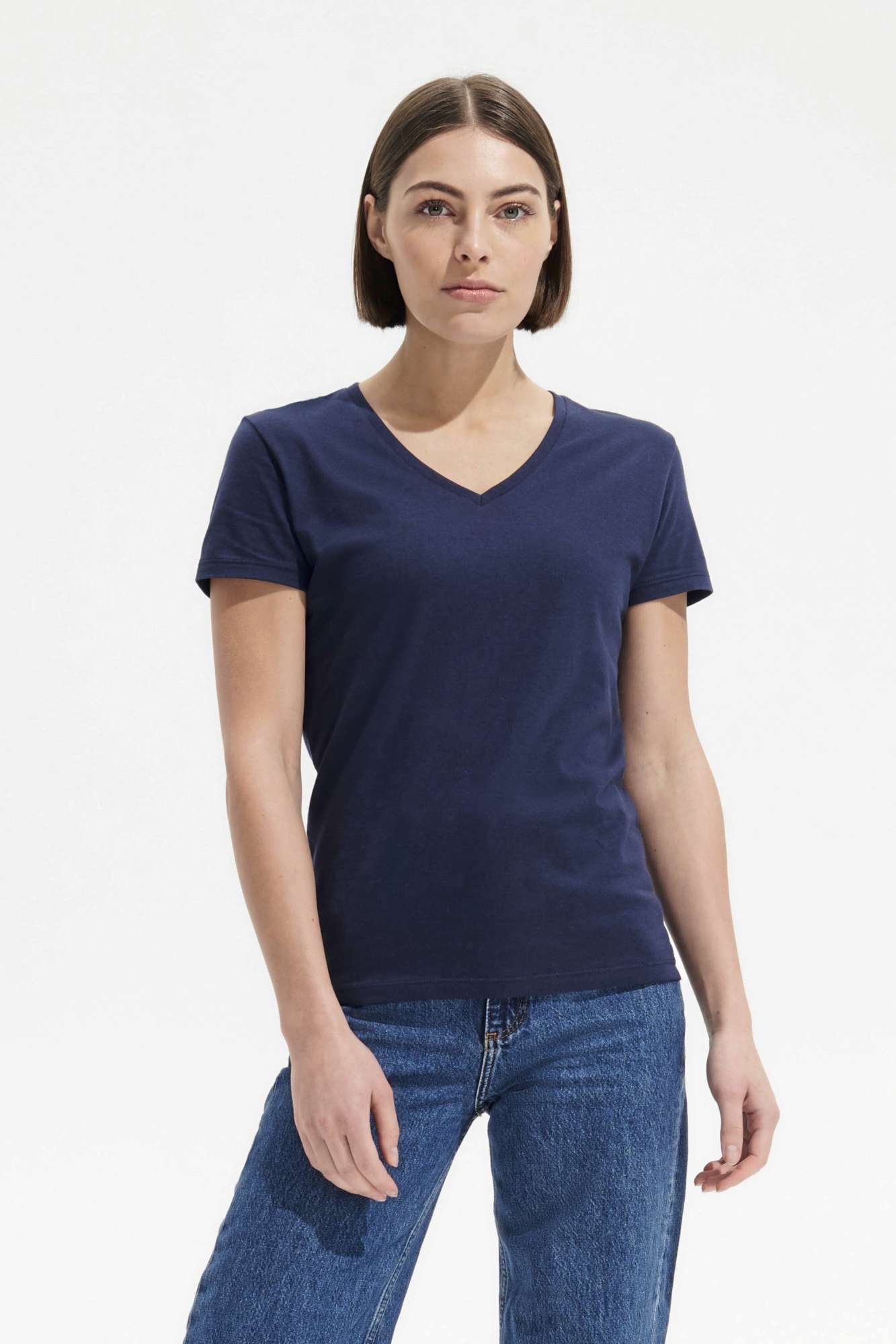 SOL´S Women´s Imperial V-Neck T-Shirt French Navy S (L02941)