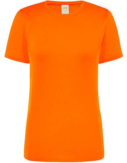 JHK Ladies´ Sport T-Shirt Orange Fluor S (JHK101)