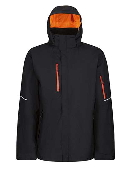 Regatta Professional X-Pro Exosphere II Shell Jacket Black/Magma Orange L (RG5110)