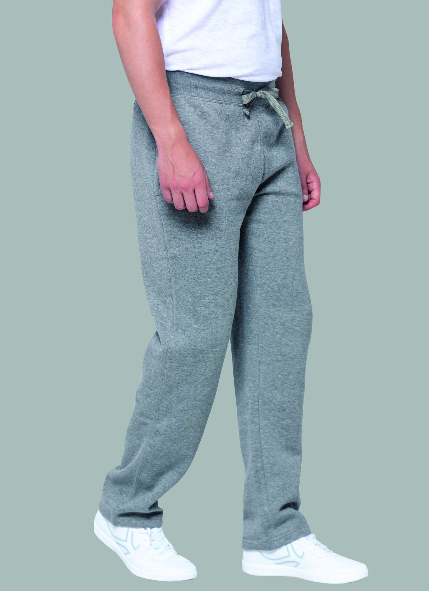 JHK Men´s Sweat Pants Grey Melange L (JHK480)