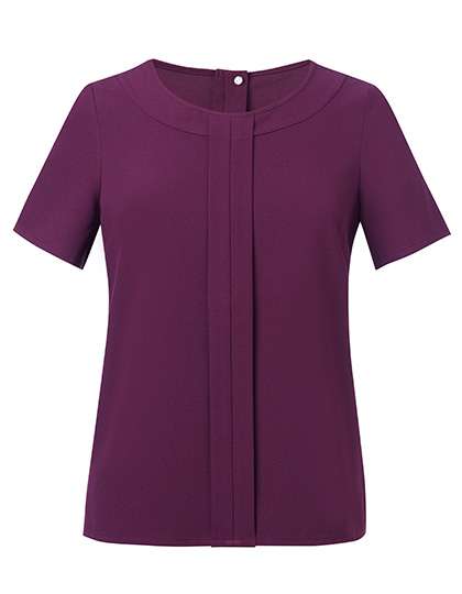 Brook Taverner Women´s Verona Short Sleeve Blouse Burgundy 28 (56) (BR803)