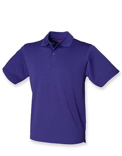 Henbury Men´s Coolplus® Wicking Polo Shirt Bright Purple M (W475)