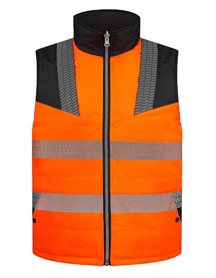 Korntex Hi-Vis Reversible Softshell Bodywarmer Elbrus Signal Orange XXL (KX143)