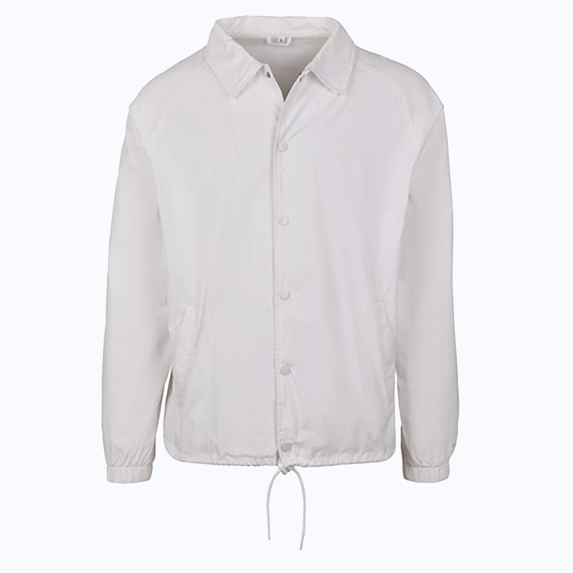 Build Your Brand Coach Jacket White L (BY128)