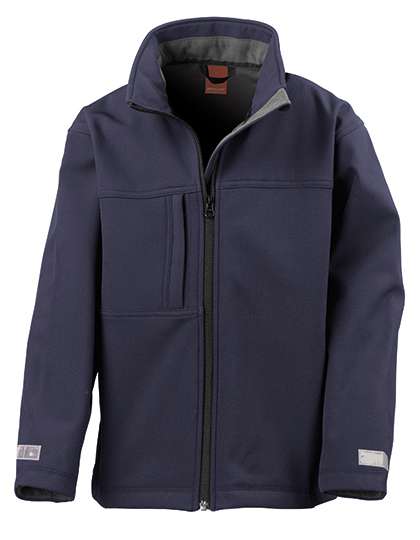 Result Junior Classic Soft Shell Jacket Navy S (5-6) (RT121J)