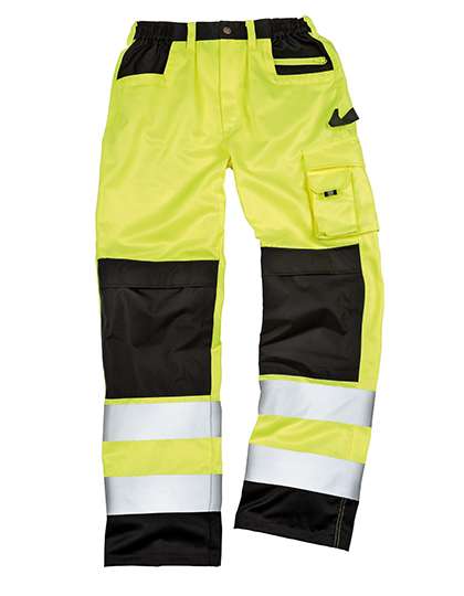 Result Safe-Guard Safety Cargo Trouser Fluorescent Yellow XL (RT327)