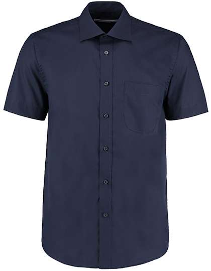 Kustom Kit Men´s Classic Fit Business Shirt Short Sleeve Dark Navy 38 (15) (K102)