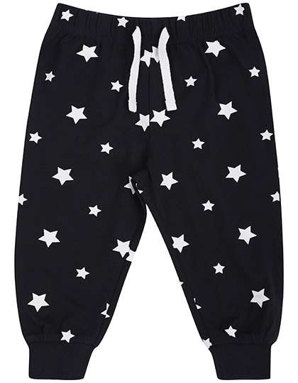 Larkwood Baby Lounge Pants Navy/White Stars 24/36 Monate (LW085)