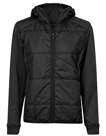 Tee Jays Women´s Hybrid-Stretch Hooded Jacket Black/Black L (TJ9113)