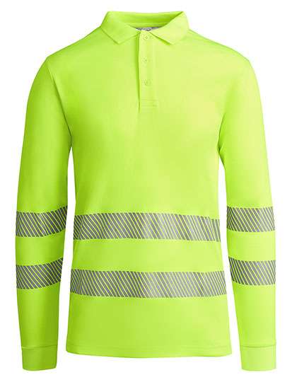 Roly Workwear Poloshirt Atrio Longsleeve Fluor Yellow 221 XL (RY9319)