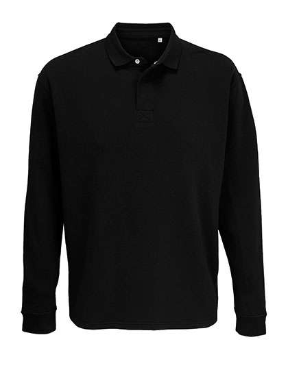 SOL´S Unisex Polo Collar Sweatshirt Heritage Black XS (L03990)