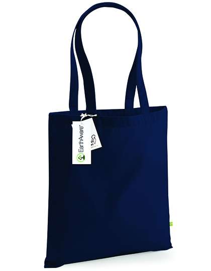 Westford Mill EarthAware® Organic Bag For Life French Navy 38 x 42 cm (WM801)