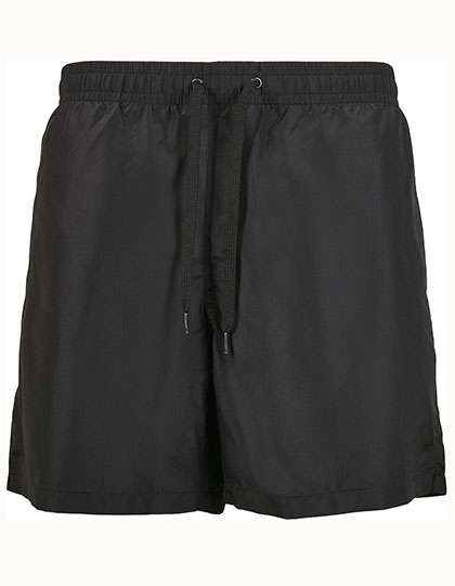 Build Your Brand Recycled Swim Shorts Black L (BY153)